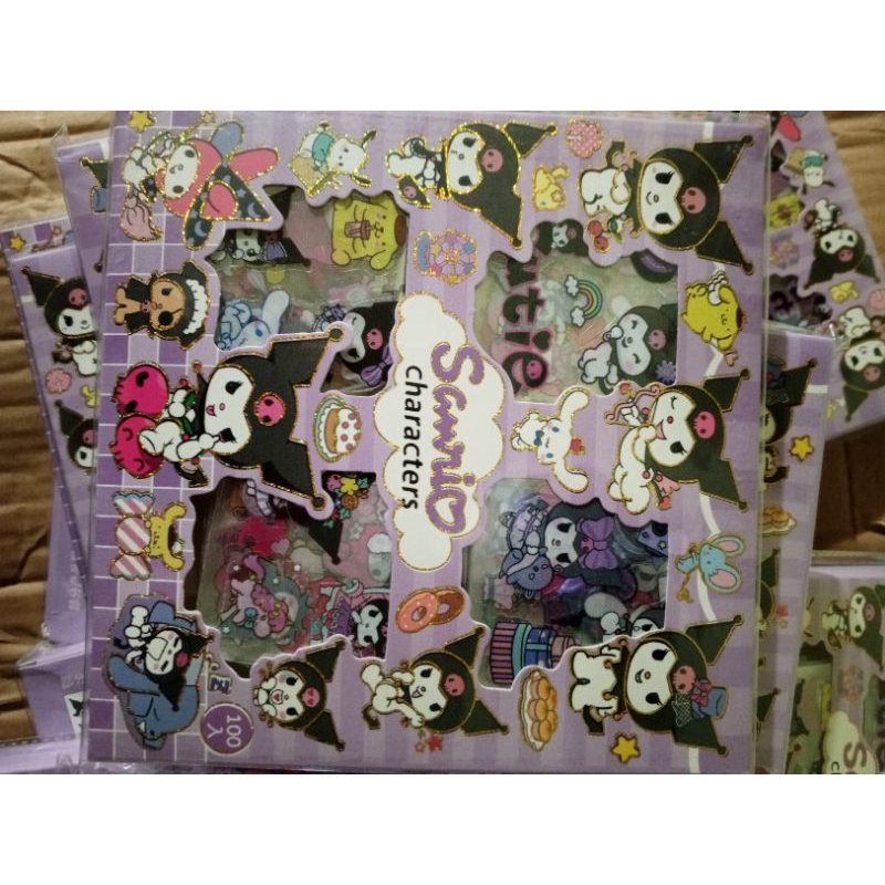 

Sticker Karakter Kuromi isi 100pcs