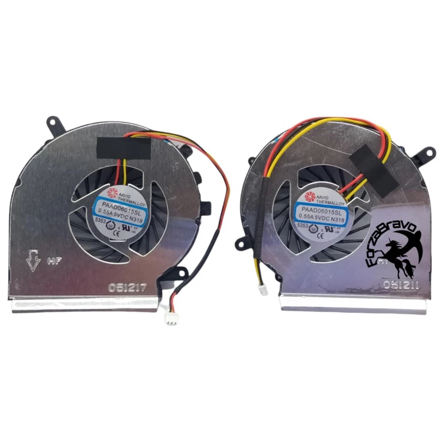 CPU-GPU KIPAS LAPTOP FAN MSI GE72 GE62 PE60 PE70 GL62 GL72 (3PIN)