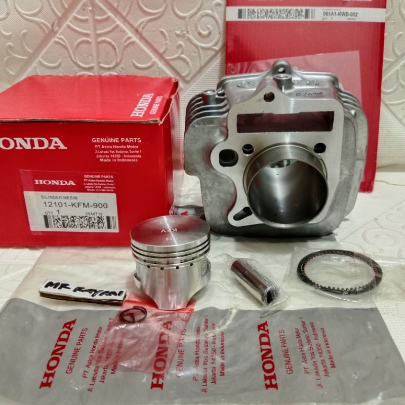 Honda Silinder Mesin Blok Seher Cylinder Revo Lancip Revo 100 Revo Lama+Top Set