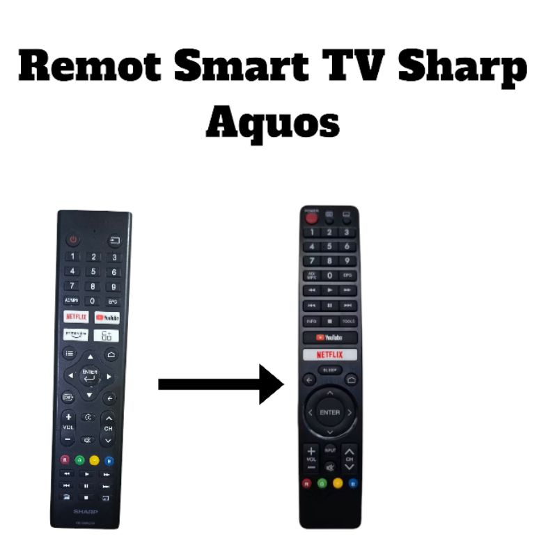 Remote smart tv Sharp AQUOS/Remot TV Sharp AQUOS Smart tv