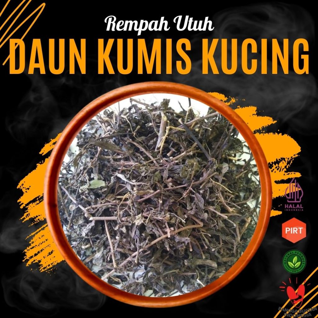

Daun Kumis Kucing Kering Rempah Organik (250 GRAM)