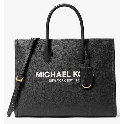 Tas Crossbody MK Mirella Medium Pebbled Leather Tote Bag