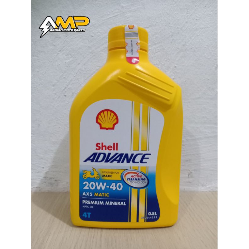 Oli Shell Matic Oli Shell AX5 4T Matic Oli Shell Matic 0.8L Oli Shell Original 100%