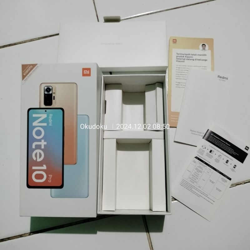 Dus Box Xiaomi Redmi Note 10 Pro 10Pro Original Copotan