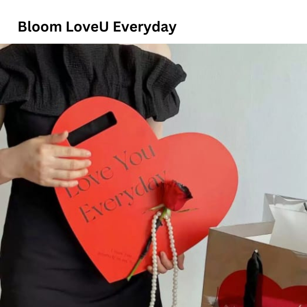 

Bloom LoveU Everyday / Bloom love you everyday / kotak valentine / valentine bouquet / buket valentine / kotak love you everyday / buket simple / buket korea / buket love / box