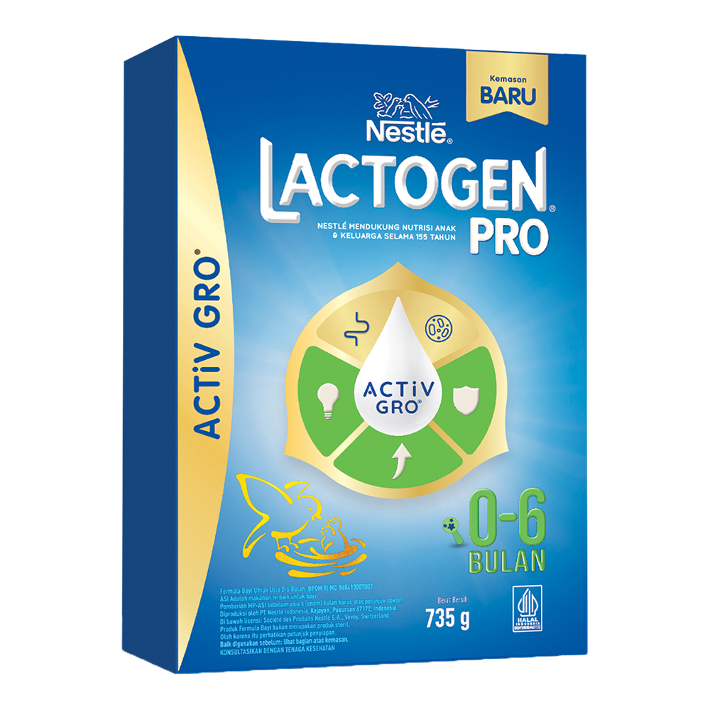 Lactogen Pro 1 Happynutri Susu Formula Bayi 0-6 Bulan 735 g