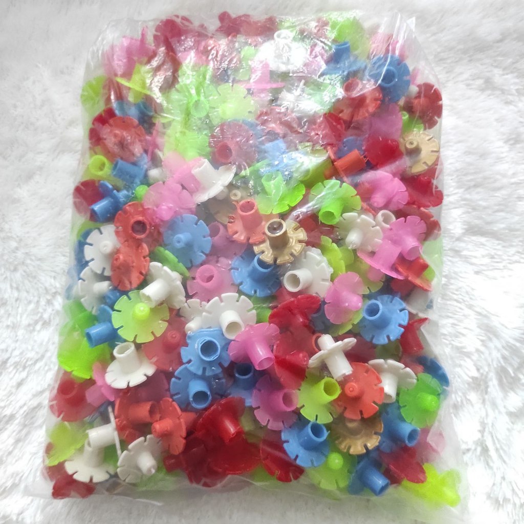 L3g0 Bombik Bunga 1 kilo / Kiloan Mainan Jadul Bentuk Bunga Tancap / Mainan Edukasi Bombik Anak / Ma