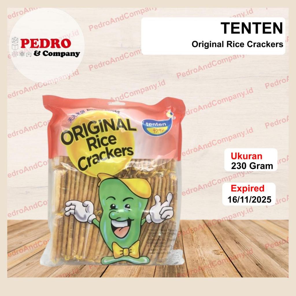 

Tenten original rice crackers 230 gr - biskuit beras