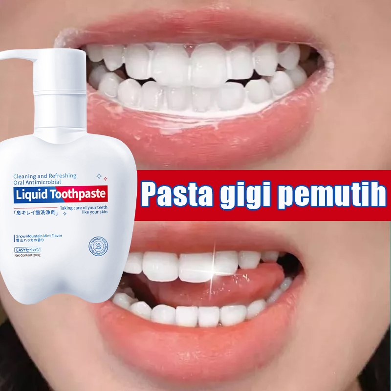 Odol pemutih gigi dan karang gigi penghilang karang gigi membandel Pasta gigi probiotik 200g teeth w