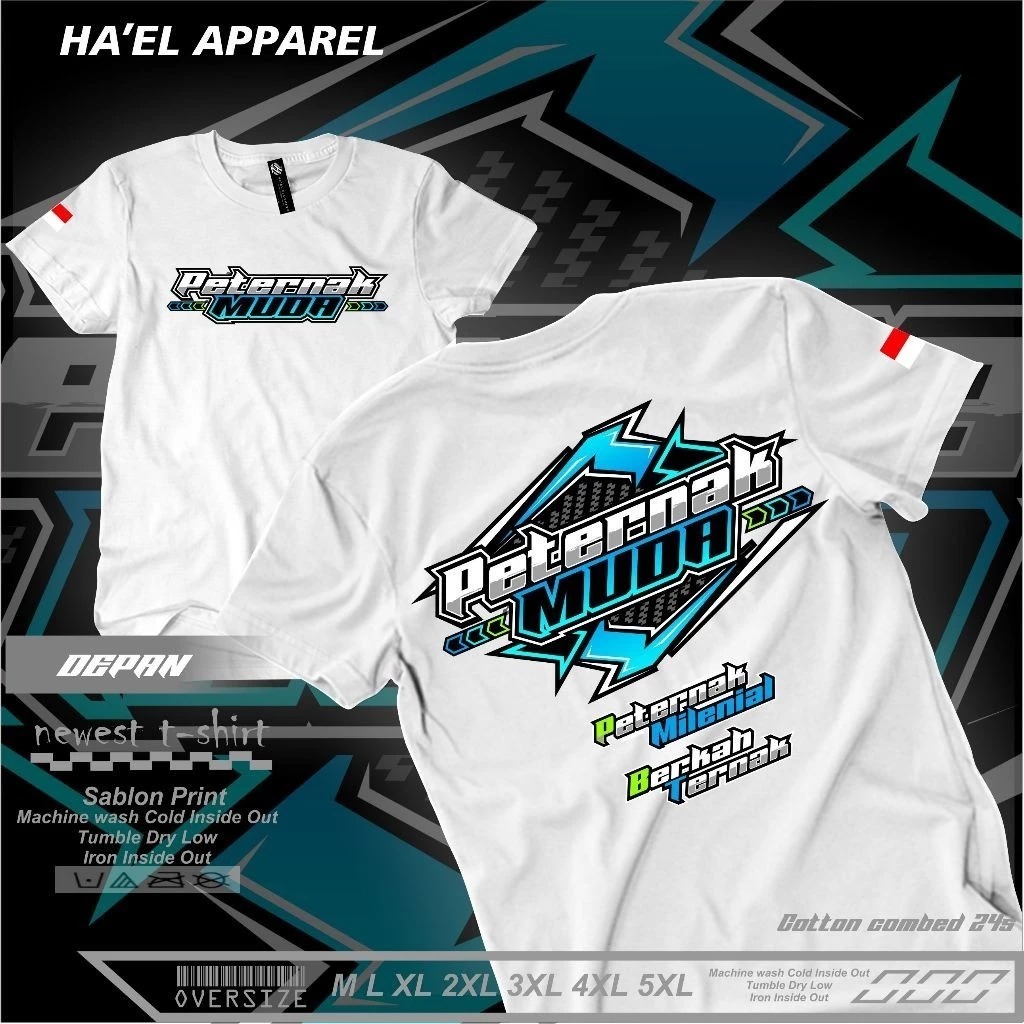 KAOS " PETERNAK MUDA " BAJU TUKANG NGARIT | KOAS VIRAL pria jumbo | KAOS DISTRO