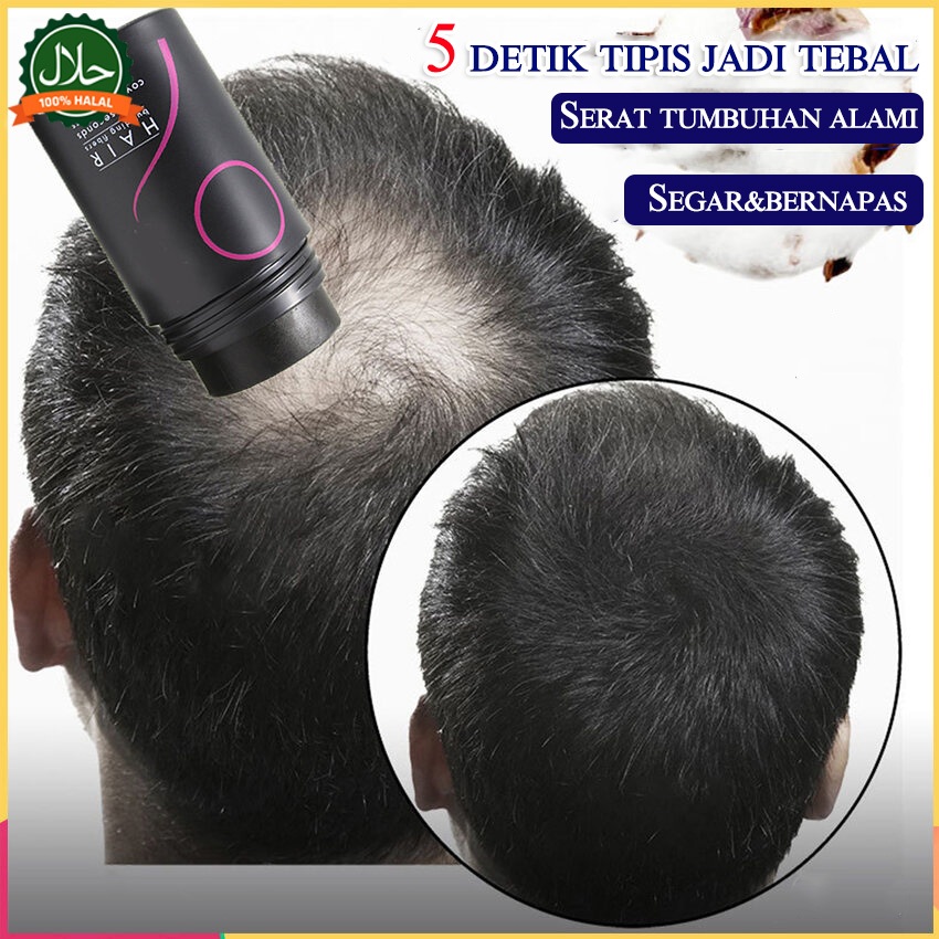 DailyyUStore - Hair fiber Penebal rambut Bubuk rambut pria powder Hair powder pria Pelebat rambut