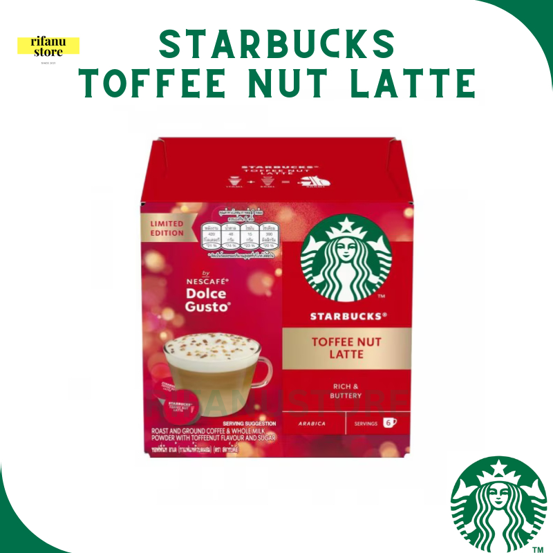 

Nescafe Dolce Gusto Starbucks Toffee Nut Latte Capsule Limited Edition