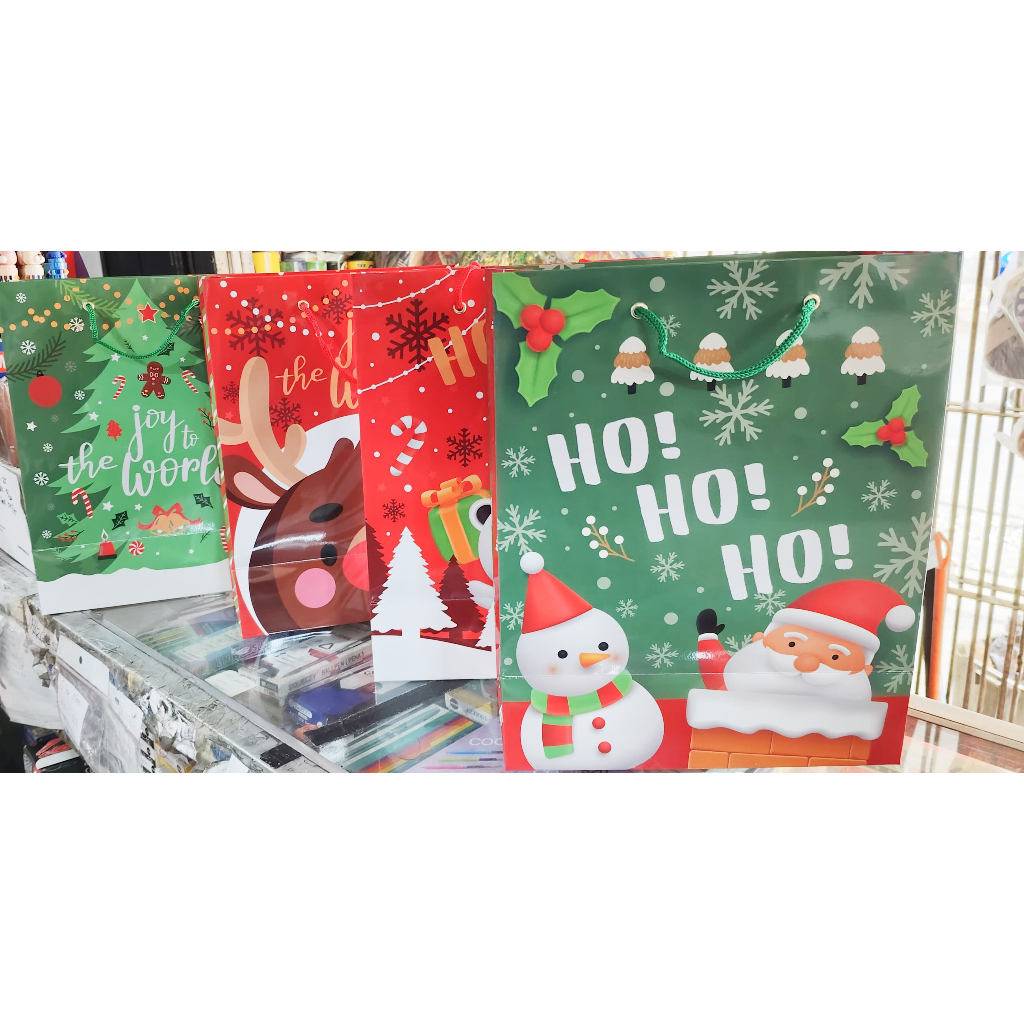 

Paper Bag / Goody Bag Natal Merry Chrismas (1 pcs)