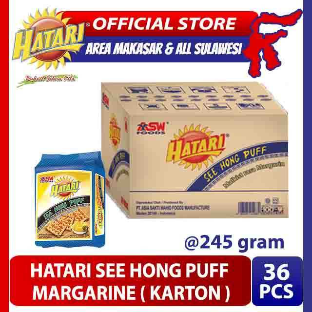 

Hatari GABIN See Hong Puff Margarine 245 gram ( Karton ) 36 Pcs