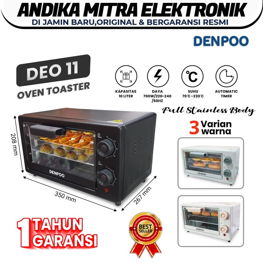 Oven Toaster Denpoo  DEO 11 ( 10 Liter )