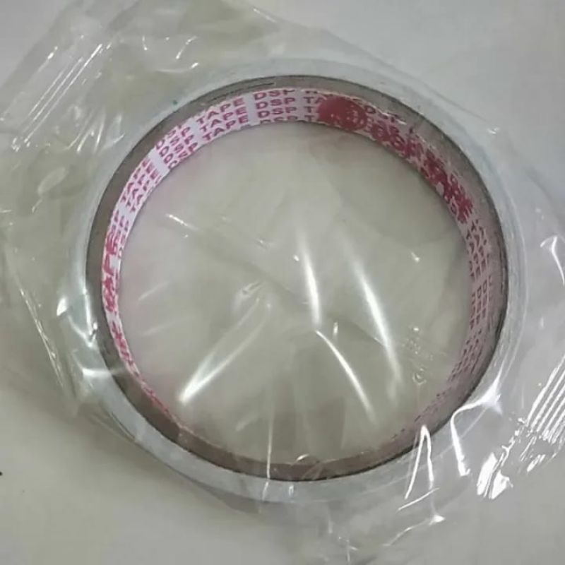 

Double Tape Bening D.S.P 1/2 Inch 12 mm x 8 mm | Lem Perekat 2 Sisi