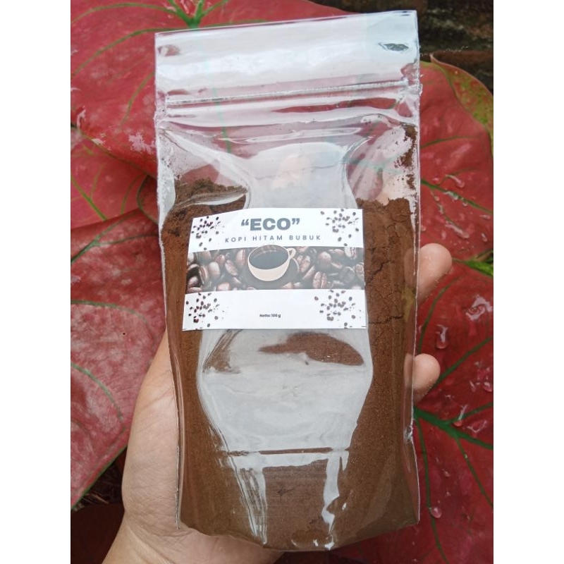 

Kopi hitam bubuk 100 gram "ECO", enak, dan murah