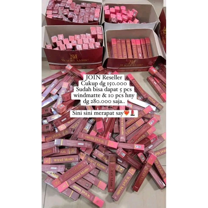 

PAKET RESELLER‼️ Wind Matte shade bisa tulis di note pesanan