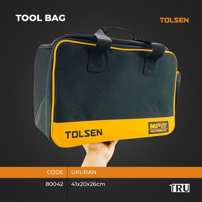 TOLSEN Heavy duty Tool Bag Tas Perkakas Industrial  80042