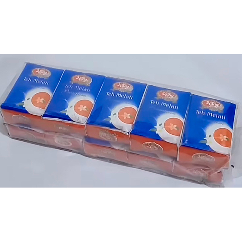 

TEH 2 TANG MELATI BIRU PREMIUM 1 SLOP isi 10pcs
