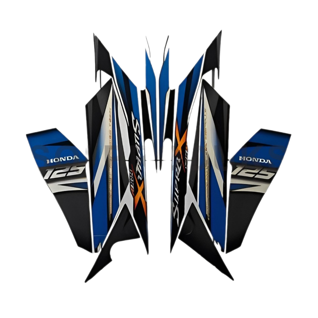 STIKER STRIPING STANDART SUPRA X 125 D 2011- LIS STIKER STANDAR SUPRA X 125 2011 Termurah&Terlaris