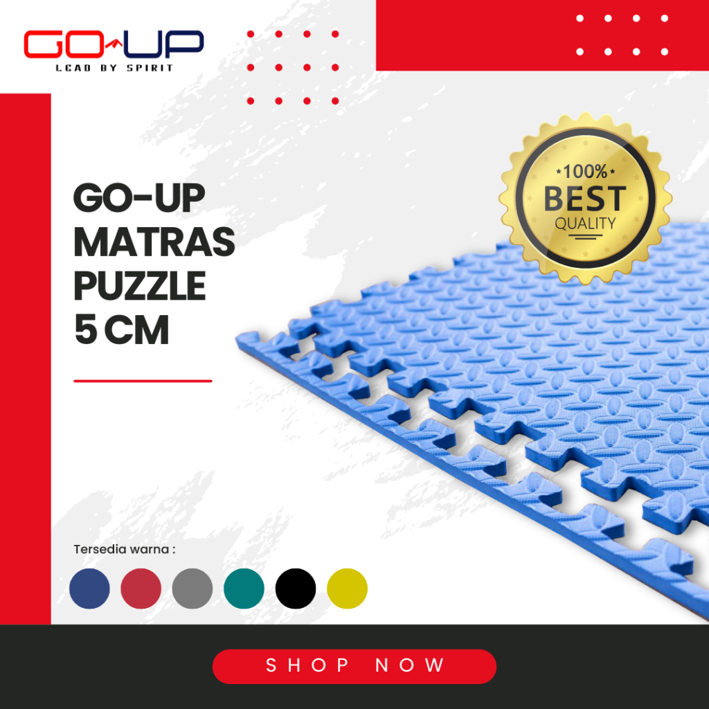 Go-Up Matras Bela Diri Puzzle 5 CM (Karate, Silat, Taekwondo)