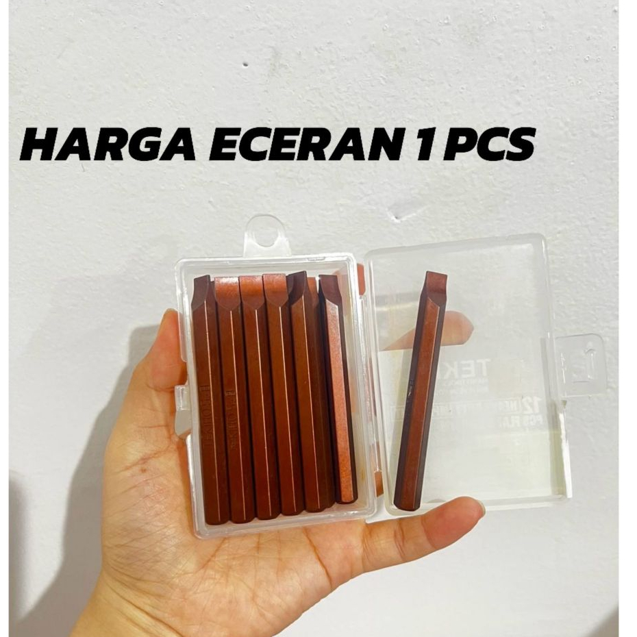 MATA OBENG KETOK PH 8 X 80MM TEKIRO SET FLAT/MATA GETOK HEAVY DUTY BITS/MATA OBENG KETOK IMPACT DRIV