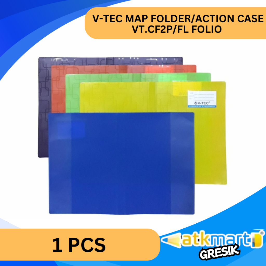 

V TEC MAP FOLDER/ACTION CASE MAP DOKUMEN FOLIO MOTIF VT.CF2P/FL FOLIO WARNA CAMPUR