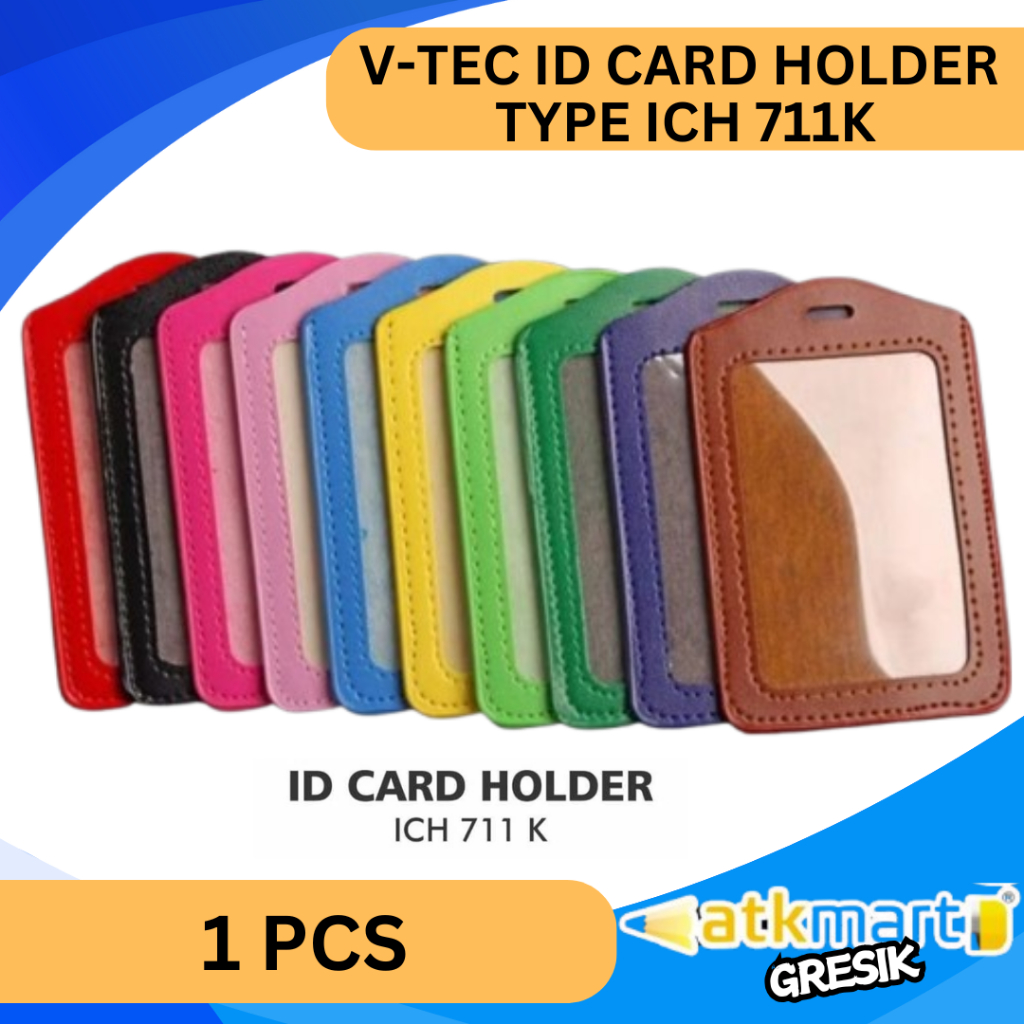 

V TEC ID CARD HOLDER TYPE ICH 711K / ID CARD KAIN ESTETIK / LANYARD ESTETIK ELEGAN