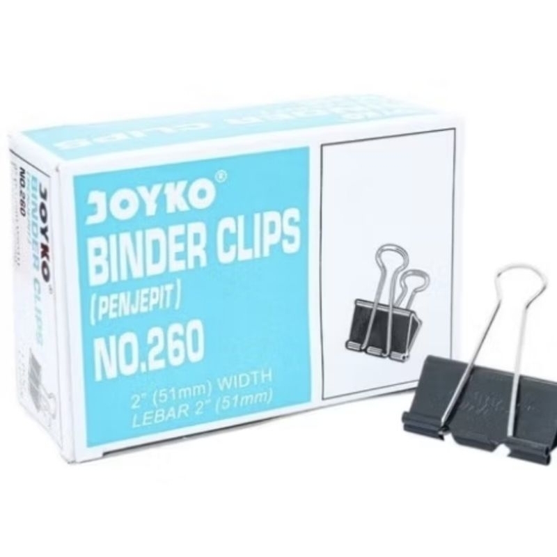 

Blinder Clips Joyko no.260 harga 1ktk - 12pcs