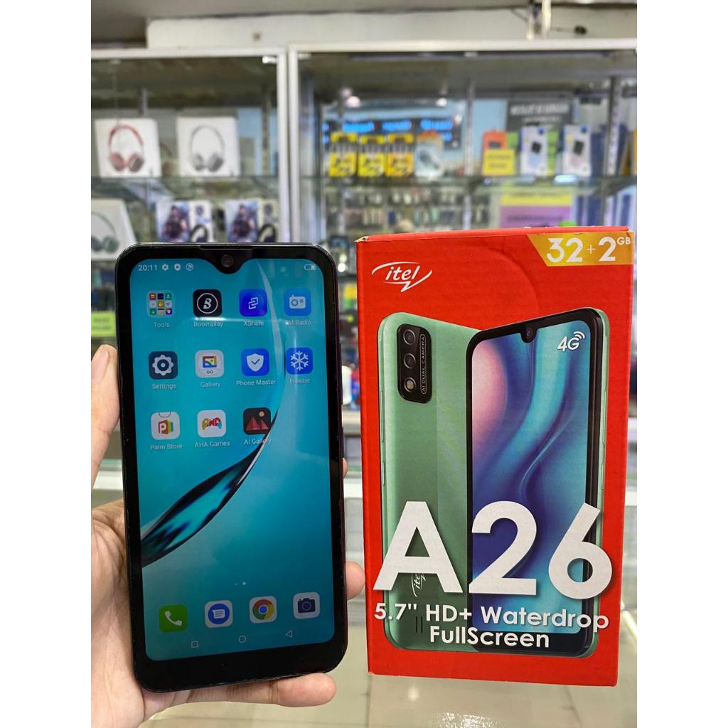 ITEL A26 2/32GB SECOND SEKEN BEKAS RAM 2 INTERNAL 32