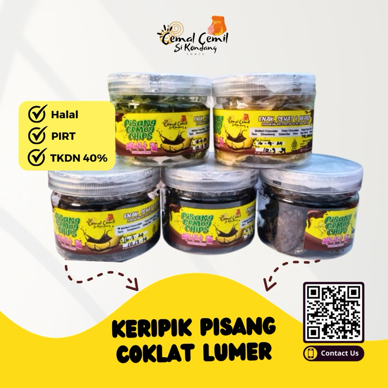 

KERIPIK PISANG COKLAT LUMER | KERIPIK PISANG COKLAT 100gr | Camilan Banana Chips Renyah Kriuk