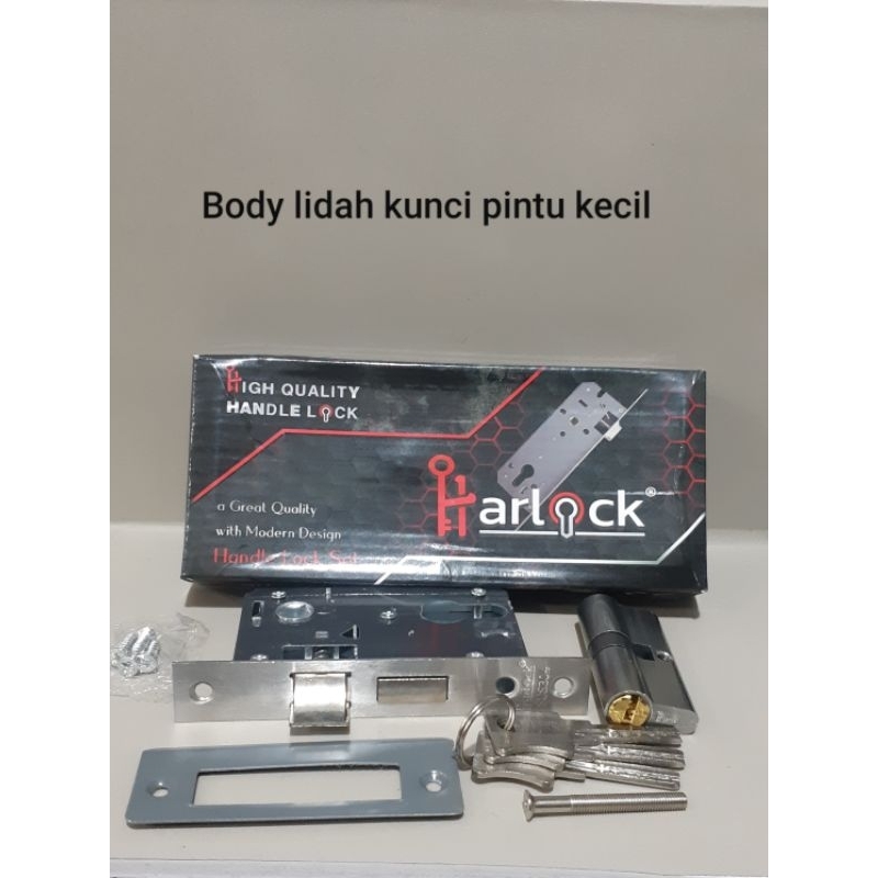 Body lidah kunci pintu kecil Harlock