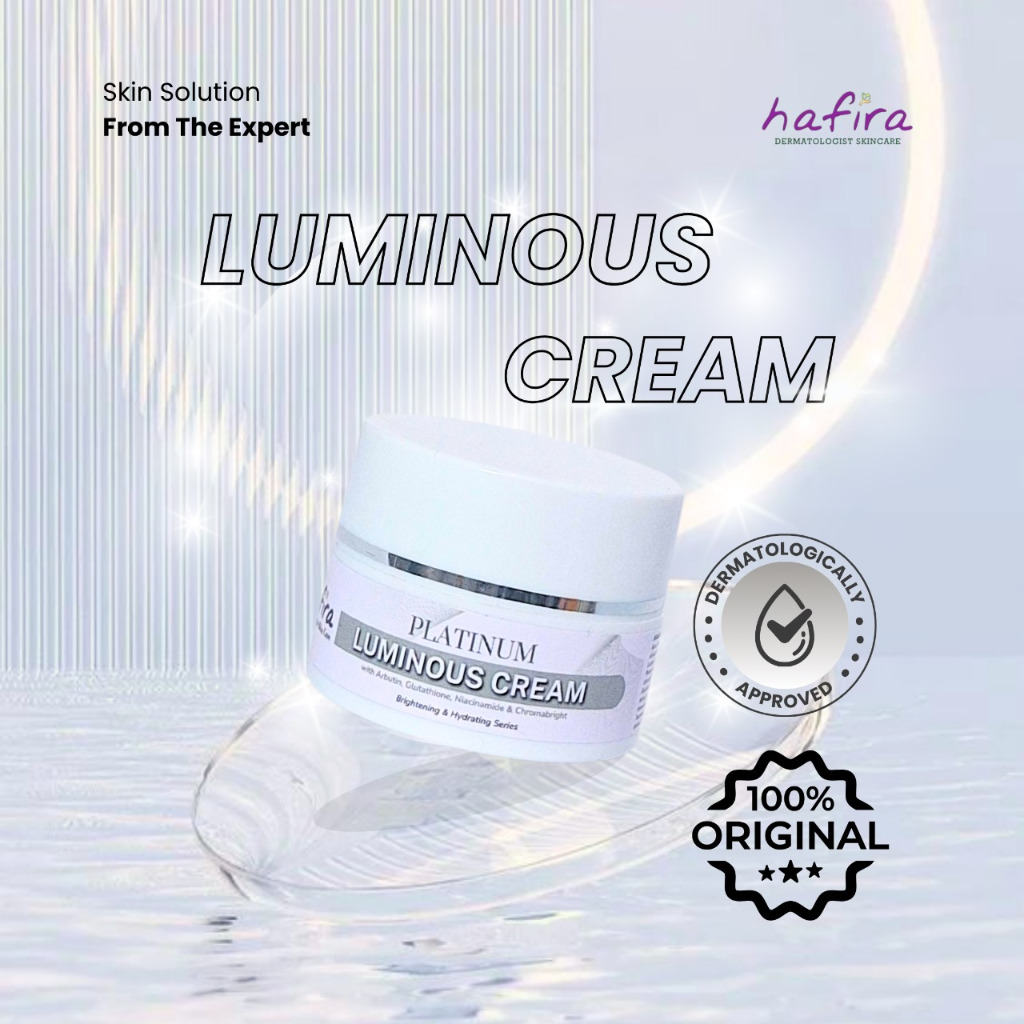 Luminous Cream. Brightening cream untuk menyamarkan flek hitam. ORI, AMAN BUMIL BUSUI, HALAL, BPOM