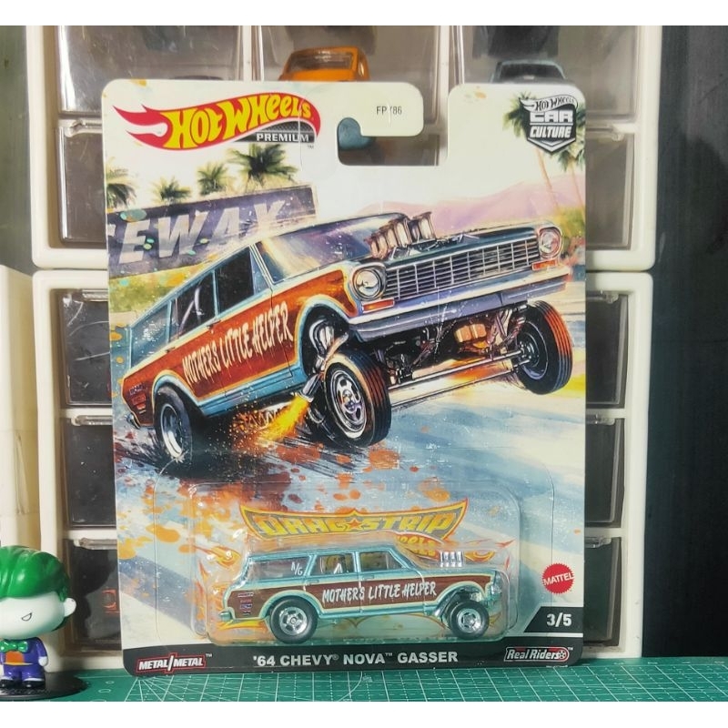 hotwheels 84 Chevy Nova gasser