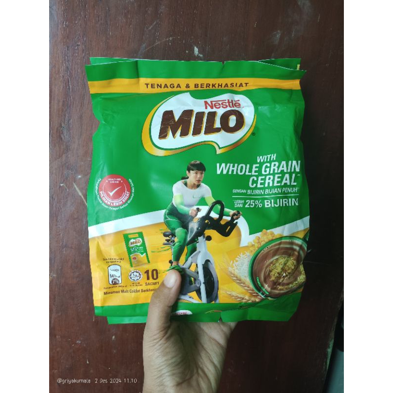 

READY STOK MILO CEREAL malaysia isi 10 / milo sereal malaysia isi 10