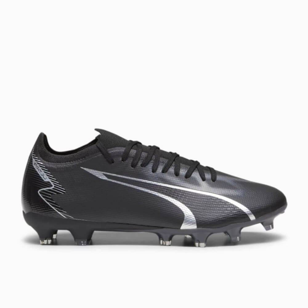 SEPATU BOLA PUMA ULTRA MATCH FG/AG Black-Asphalt 107347 02