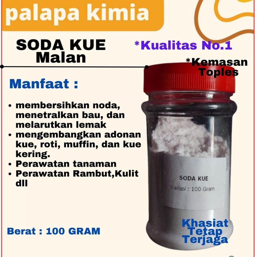 

SODA KUE MALAN KEMASAN TOPLES 100 GRAM