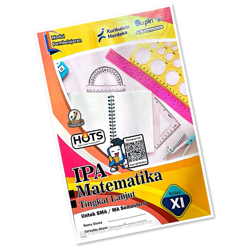 BUKU LKS SMA/MA IPA MATEMATIKA KELAS 11  KURIKUM MERDEKA SEMESTER 2 TA 2024-2025|BUPIN|