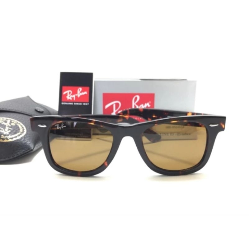 kacamata ray ban RB2140 wayfarer tortoeis original