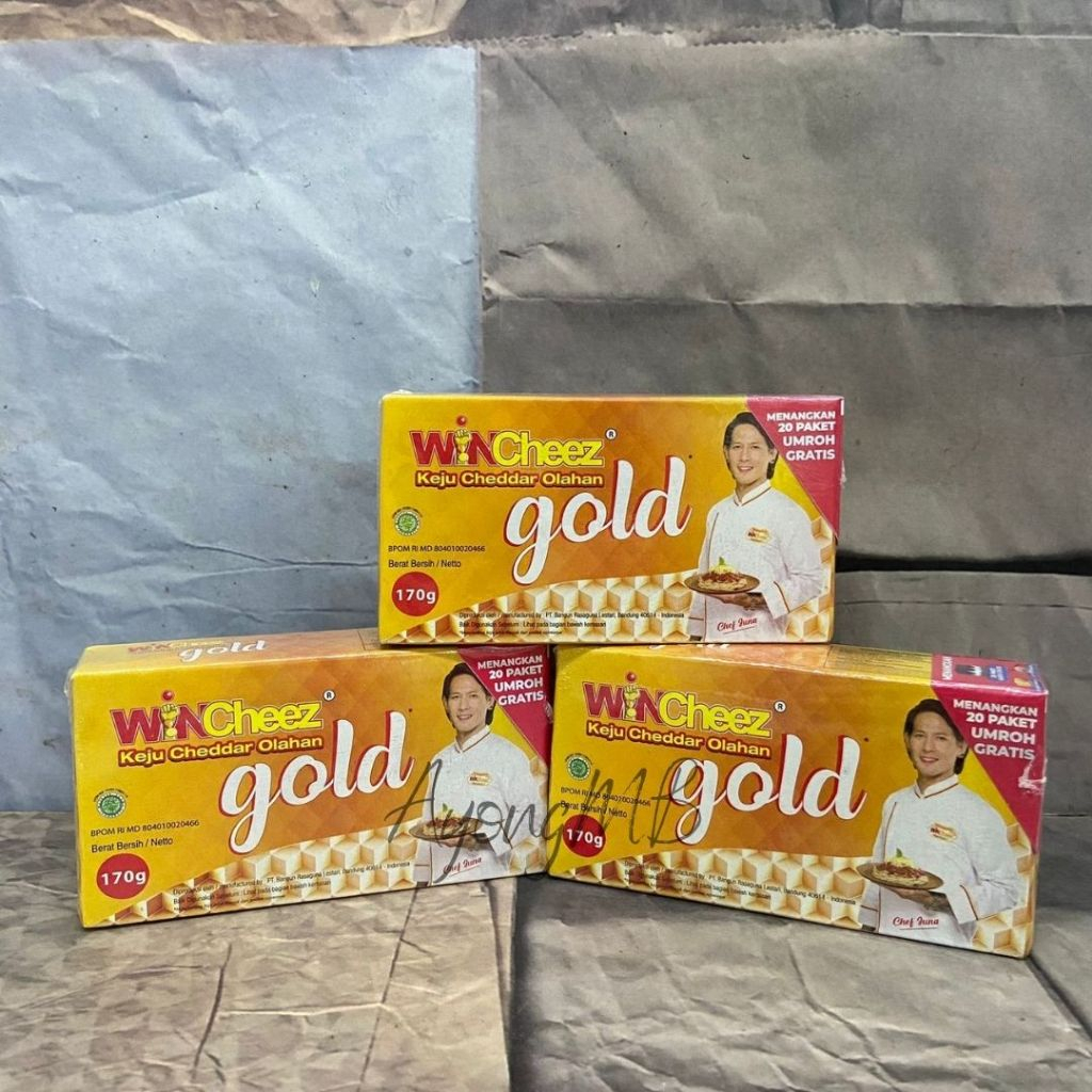 

WIN CHEEZ KEJU CHEDDAR OLAHAN GOLD 170GR