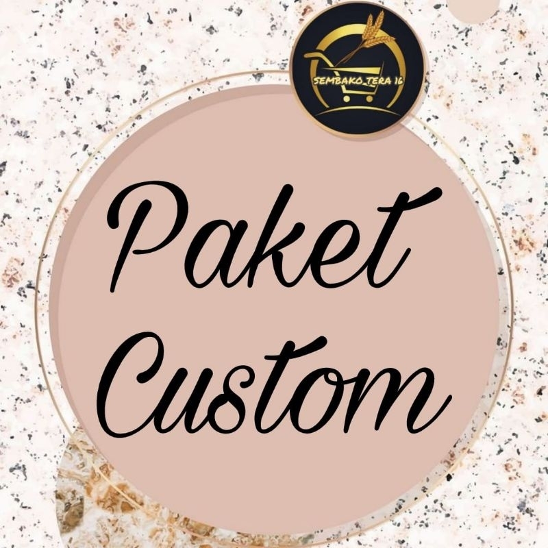 

paket custom sembako khusus request