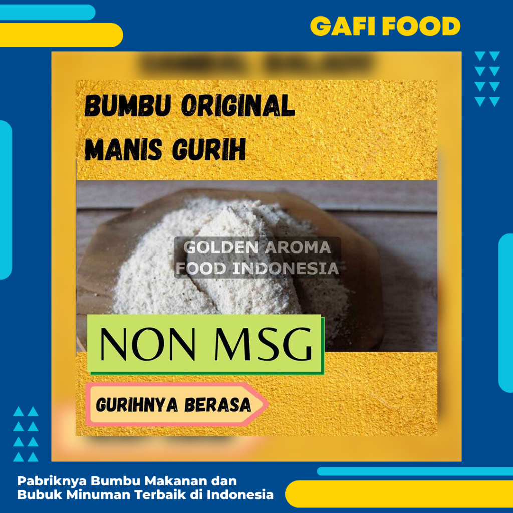 

Bumbu Tabur Rasa Original Manis Gurih NON MSG 1Kg, Jual Bubuk Tabur Sweet Savory Original Murah Aman