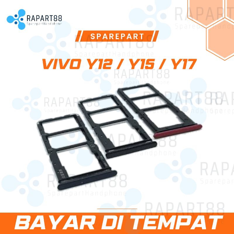 Simtray Slot sim Tempat kartu Vivo Y12 / Y15 / Y17
