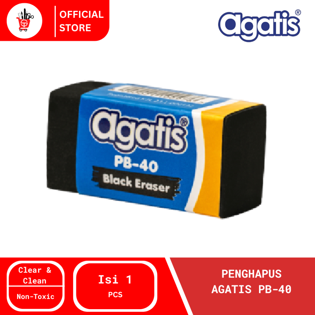 

Agatis Eco Eraser Hitam 40's PB-40 (1 PCS)