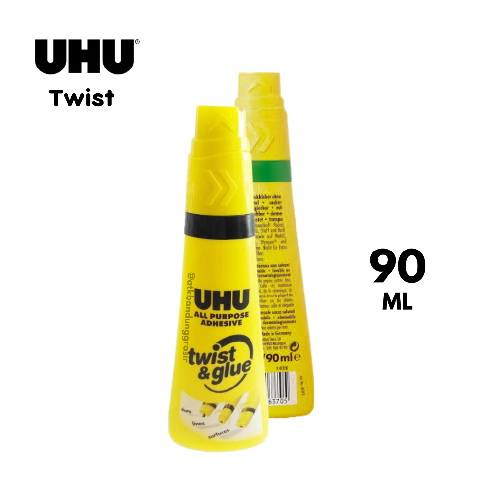 

Lem UHU All Purpose Twist&Glue 90 ml Perekat Serbaguna