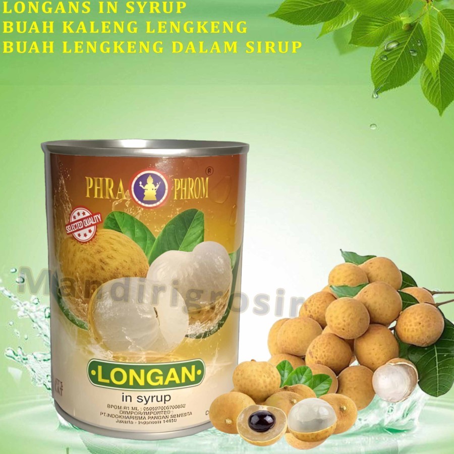 

Buah Kaleng Lengkeng * Longans In Syrup * Buah Lengkeng Dalam Sirup * 565gr