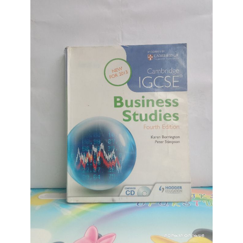 CAMBRIDGE IGCSE BUSINESS STUDIES FOURTH EDITION Plus CD. - Original