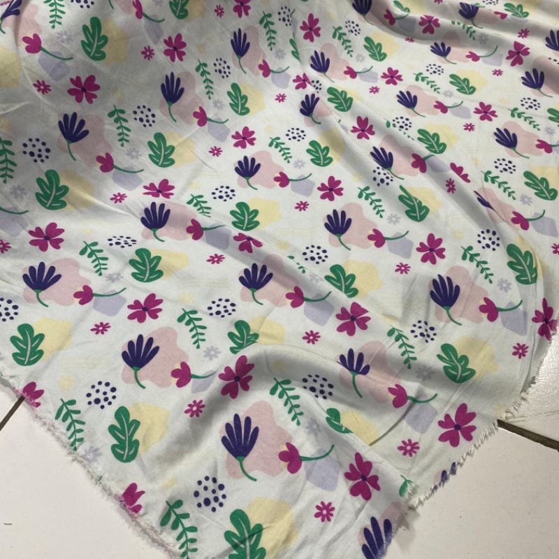 kain katun rayon motif - kain rayon motif - kain rayon premium