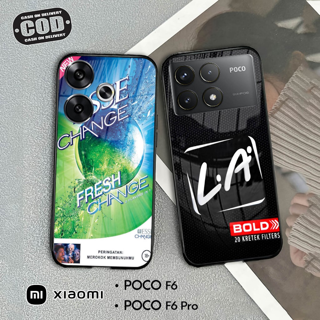 Softcase Kaca For POCO F6 & POCO F6 PRO - Case Handphone POCO F6 & POCO F6 PRO [T33].